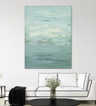 Infinity – Dusk - 4 by Lori Dubois on GIANT ART - green abstract pastel