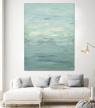 Infinity – Dusk - 4 by Lori Dubois on GIANT ART - green abstract pastel