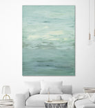 Infinity – Dusk - 4 by Lori Dubois on GIANT ART - green abstract pastel