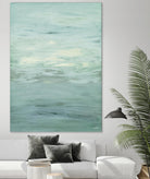 Infinity – Dusk - 4 by Lori Dubois on GIANT ART - green abstract pastel