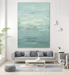 Infinity – Dusk - 4 by Lori Dubois on GIANT ART - green abstract pastel