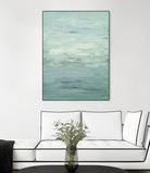 Infinity – Dusk - 4 by Lori Dubois on GIANT ART - green abstract pastel