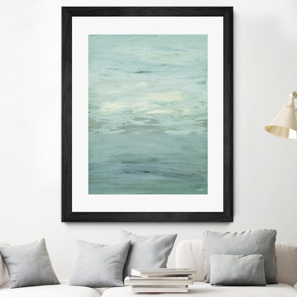 Infinity – Dusk - 4 by Lori Dubois on GIANT ART - green abstract pastel