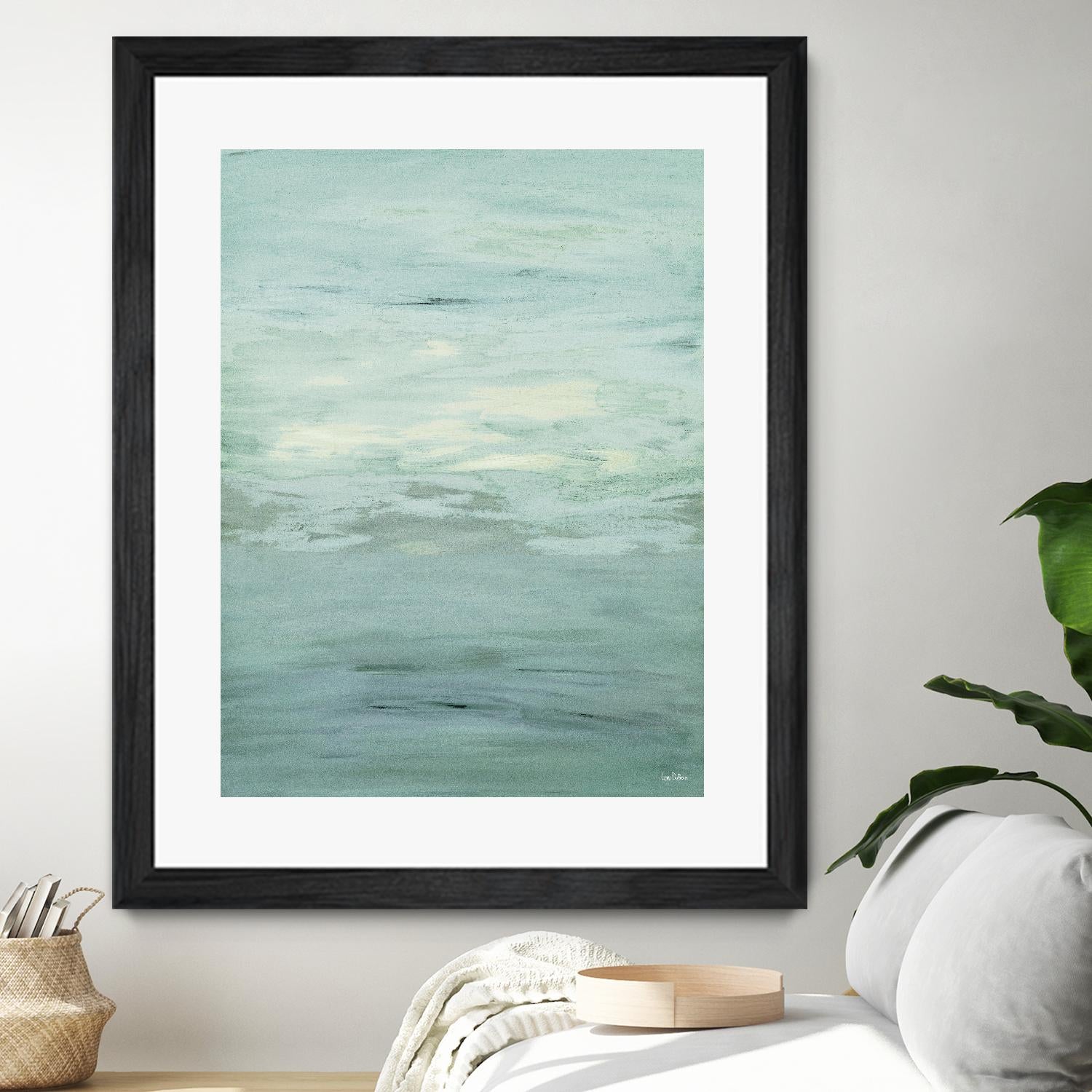 Infinity – Dusk - 4 by Lori Dubois on GIANT ART - green abstract pastel