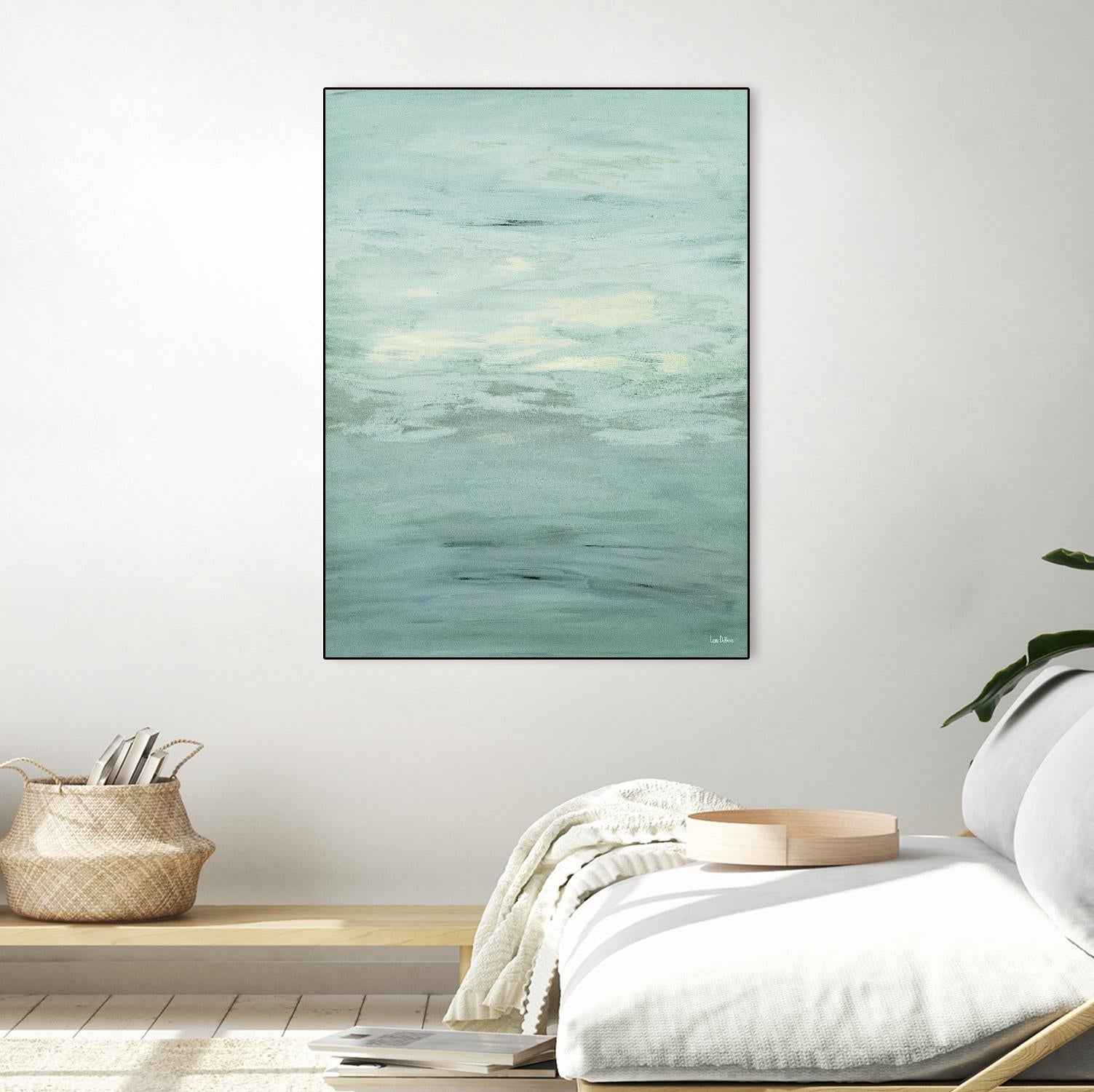 Infinity – Dusk - 4 by Lori Dubois on GIANT ART - green abstract pastel