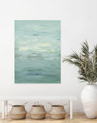 Infinity – Dusk - 4 by Lori Dubois on GIANT ART - green abstract pastel
