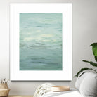Infinity – Dusk - 4 by Lori Dubois on GIANT ART - green abstract pastel