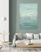 Infinity – Dusk - 4 by Lori Dubois on GIANT ART - green abstract pastel