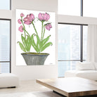 Summer Sequel – Pink -2 by Lori Dubois on GIANT ART - pink botanical plante dans un pot