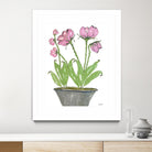 Summer Sequel – Pink -2 by Lori Dubois on GIANT ART - pink botanical plante dans un pot