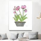 Summer Sequel – Pink -2 by Lori Dubois on GIANT ART - pink botanical plante dans un pot