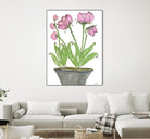 Summer Sequel – Pink -2 by Lori Dubois on GIANT ART - pink botanical plante dans un pot