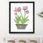 Summer Sequel – Pink -2 by Lori Dubois on GIANT ART - pink botanical plante dans un pot