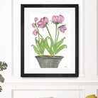 Summer Sequel – Pink -2 by Lori Dubois on GIANT ART - pink botanical plante dans un pot