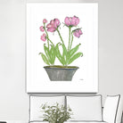 Summer Sequel – Pink -2 by Lori Dubois on GIANT ART - pink botanical plante dans un pot