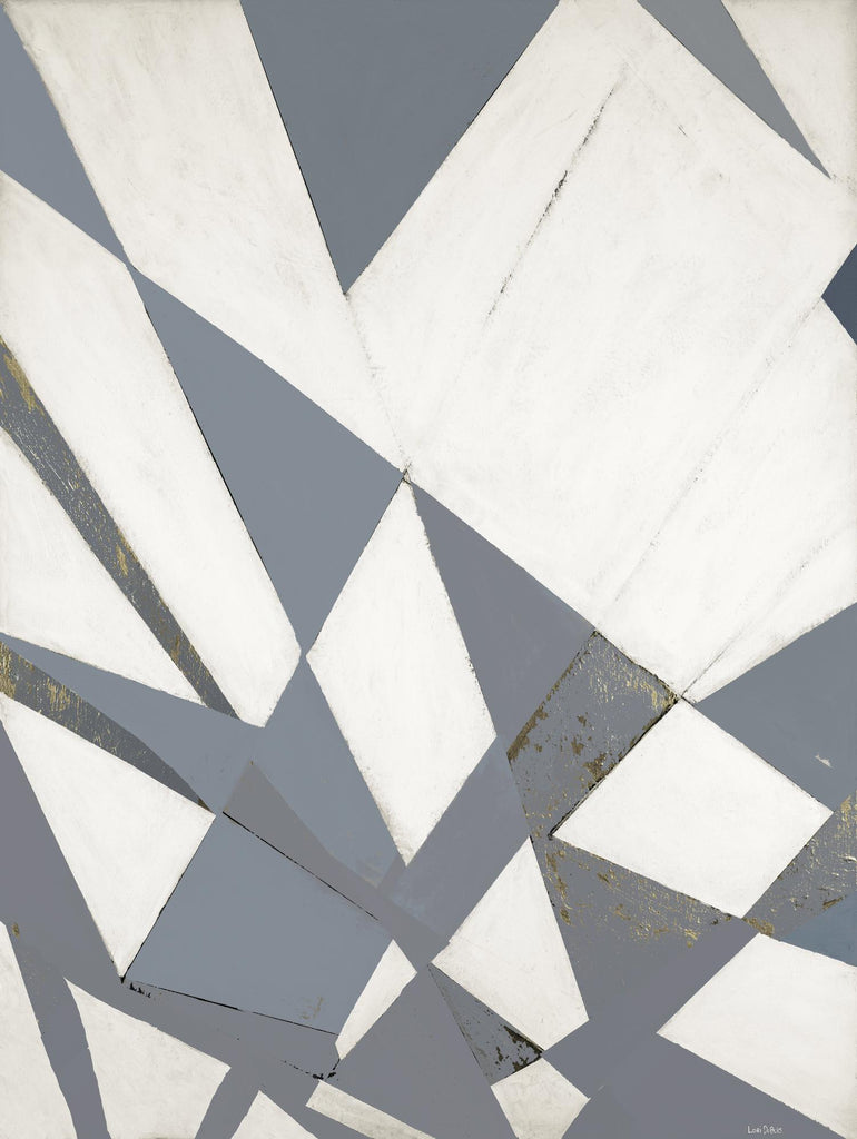 Nautical Flags - Gris - 1 par Lori Dubois sur GIANT ART - gris abstrait forme géométrique