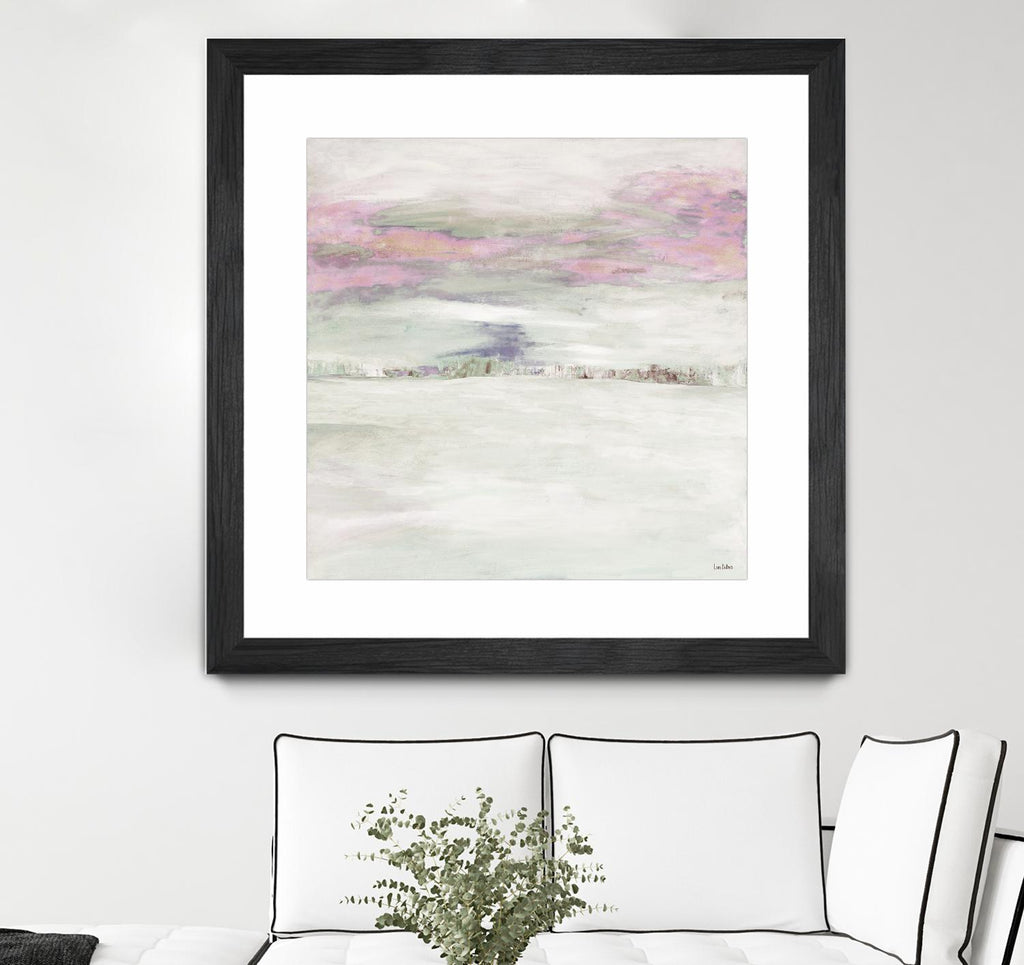Winter Sky by Lori Dubois on GIANT ART - pink abstract paysage contemporain