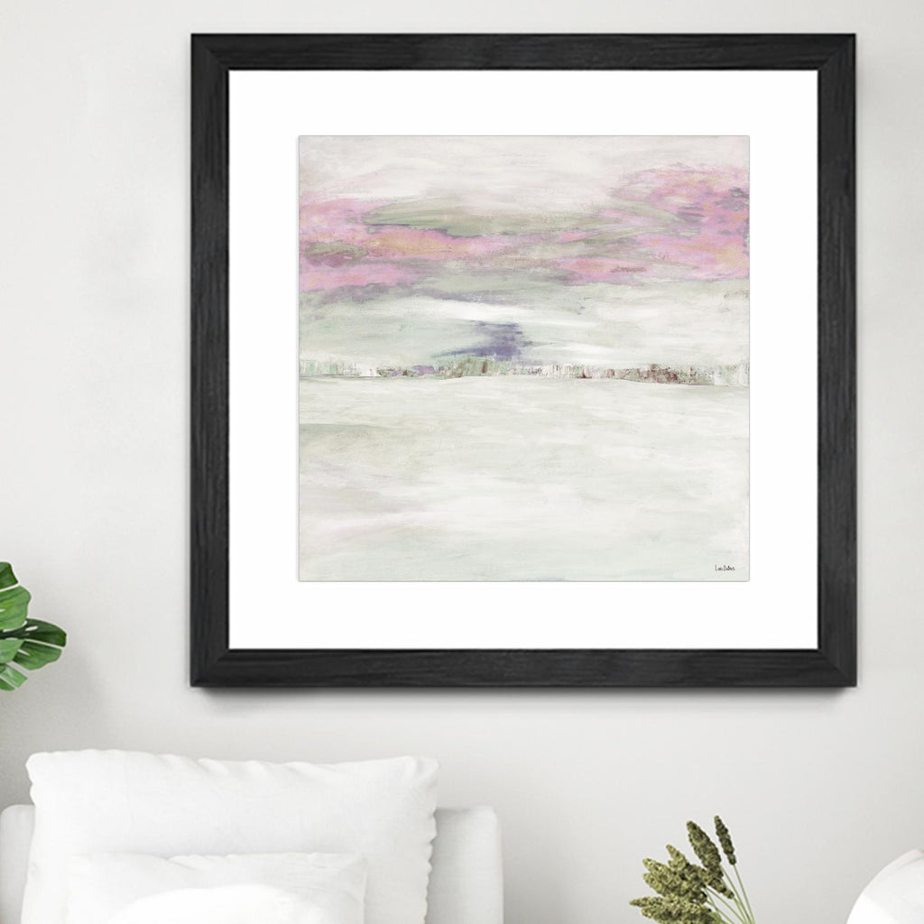 Winter Sky by Lori Dubois on GIANT ART - pink abstract paysage contemporain