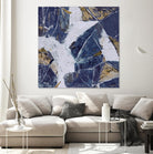 Tiger's Eye - Blue - B - 3 by Lori Dubois on GIANT ART - beige abstract