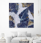 Tiger's Eye - Blue - B - 3 by Lori Dubois on GIANT ART - beige abstract