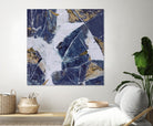 Tiger's Eye - Blue - B - 3 by Lori Dubois on GIANT ART - beige abstract
