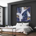 Tiger's Eye - Blue - B - 3 by Lori Dubois on GIANT ART - beige abstract