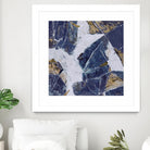 Tiger's Eye - Blue - B - 3 by Lori Dubois on GIANT ART - beige abstract