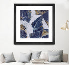 Tiger's Eye - Blue - B - 3 by Lori Dubois on GIANT ART - beige abstract