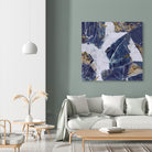 Tiger's Eye - Blue - B - 3 by Lori Dubois on GIANT ART - beige abstract artistes du québec