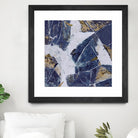 Tiger's Eye - Blue - B - 3 by Lori Dubois on GIANT ART - beige abstract