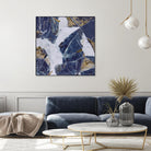 Tiger's Eye - Blue - B - 3 by Lori Dubois on GIANT ART - beige abstract