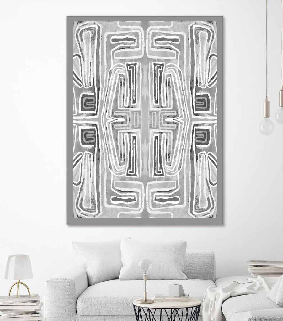 Dynasty-II by Lori Dubois on GIANT ART - white linear gray border