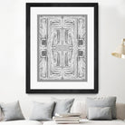 Dynasty-II by Lori Dubois on GIANT ART - white black & white gray border
