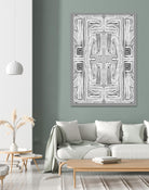 Dynasty-II by Lori Dubois on GIANT ART - white black & white gray border