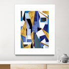 CosmicRain by Lori Dubois on GIANT ART - gold geometric black background