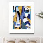 CosmicRain by Lori Dubois on GIANT ART - gold geometric black background