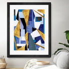 CosmicRain by Lori Dubois on GIANT ART - gold geometric black background