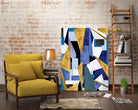 CosmicRain by Lori Dubois on GIANT ART - gold geometric black background