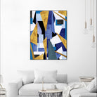 CosmicRain by Lori Dubois on GIANT ART - gold geometric triangles