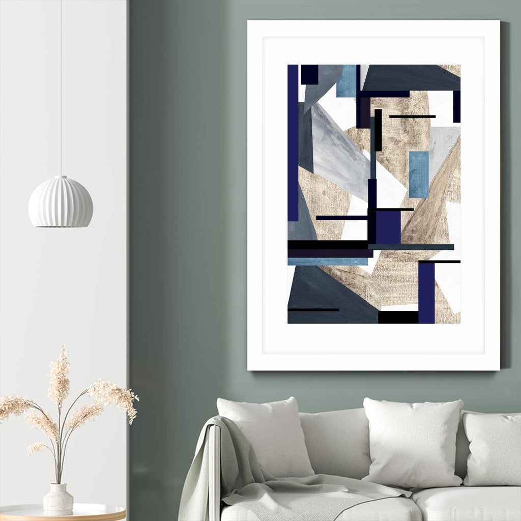 InTheKnow by Lori Dubois on GIANT ART - beige abstract grays