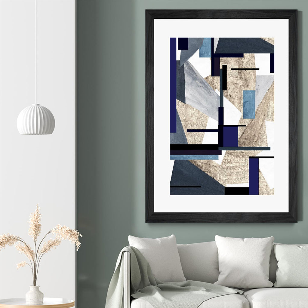 InTheKnow by Lori Dubois on GIANT ART - beige abstract grays