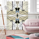 Nuance-I by Lori Dubois on GIANT ART - beige linear géométrique