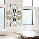 Nuance-I by Lori Dubois on GIANT ART - beige linear géométrique