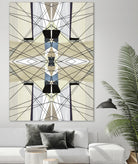 Nuance-I by Lori Dubois on GIANT ART - beige linear géométrique