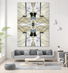 Nuance-I by Lori Dubois on GIANT ART - beige linear géométrique