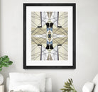 Nuance-I by Lori Dubois on GIANT ART - beige linear géométrique