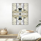 Nuance-I by Lori Dubois on GIANT ART - beige linear géométrique