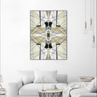 Nuance-I by Lori Dubois on GIANT ART - beige linear géométrique