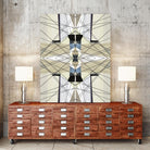 Nuance-I by Lori Dubois on GIANT ART - beige linear géométrique