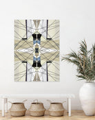 Nuance-I by Lori Dubois on GIANT ART - beige linear géométrique